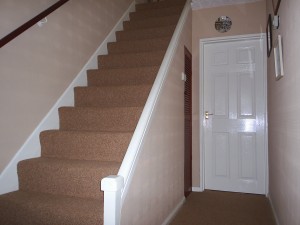 Holyfaste before handrail fitted